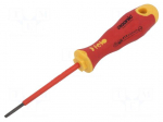 Screwdriver: insulated | slot | 2.5x0.4mm | ERGONIC&reg;