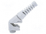 Cable gland | angular | PG21 | IP68 | polyamide | grey | HSK-W-FLEX