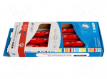 Screwdriver: insulated-set | insulated | Phillips,slot | 6pcs.