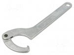 Wrench | hook,with joint | 344mm
