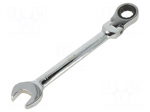 Wrench: combination spanner | rattle,with joint | 17mm