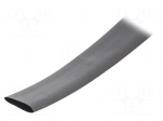 Heat shrink sleeve | thin walled | 3: 1 | 18mm | L: 60m | black | reel