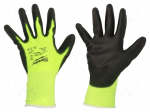 Protective gloves | Size: 10,XL | Resistance to: cutting | warning