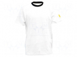 T-shirt | white | cotton,conductive fibers | Size: XL | ESD