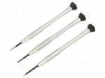 Screwdriver: precision-set | precision | 3pcs.