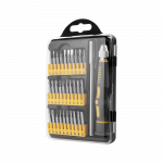 Precision screwdriver set with 32 bits