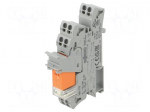 Relay: interface | DPDT | Ucoil: 24VDC | 8A | 8A/250VAC