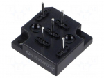 Bridge rectifier: three-phase | Urmax: 800V | If: 15A | Ifsm: 200A | THT