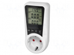 Controller | plug-in | IP20 | 16A | 230VAC 50/60Hz | Display: LCD | white