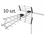 Uued tooted // 21-053# Antena  dvb-t atd27s vhf/uhf mux8 kierunkowa pasywna 10-pak