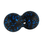 Spordiks ja aktiivseks puhkuseks // Spordikaubad ja varustus // Duoball podw&oacute;jna piłka do masażu 8cm, kolor czarno-niebieski, materiał EPP, REBEL ACTIVE