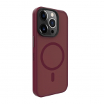 Back panel cover Evelatus Apple iPhone 15 Pro Max Hybird Case With Magsafe PC+TPU Plum