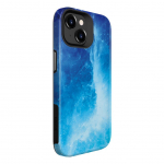 Back panel cover Evelatus Apple iPhone 15 Armor case TPU+PC Customized Print Design Galaxy Blue
