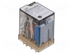 Relay: electromagnetic | 4PDT | 24VDC | Icontacts max: 7A | 7A/250VAC