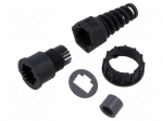 Connector: RJ45 | RJ | plug | male | IP67 | straight | for panel mounting