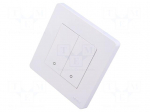 Switch | 200&divide;240VAC | No.of butt: 2 | white