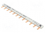 Busbar | 16mm2 | Poles: 1 | Urated: 400V | Pitch: 17.8mm | No.of mod: 12