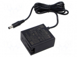 Power supply: switching | mains,plug-in | 15VDC | 1.2A | 18W | 87%