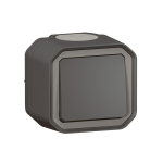 PLEXO PUSH BUTTON NO CONTACT - ANTHRACITE - SURFACE