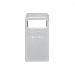 Flash drive Kingston  USB 3.2 Flash Drive  DataTraveler micro 128 GB, USB 3.2, Silver