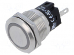 Indicator: LED | flat | green | 24VDC | 24VAC | &Oslash;19mm | 82 | connectors