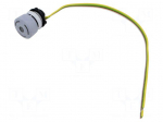 Switch: emergency stop | 22mm | Stabl.pos: 2 | NC | grey | LED | IP65 | 84