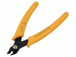 Pliers | cutting,miniature,curved | 160mm | with small chamfer