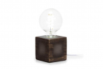 LAMP BASE - decorative lamp base - grey - cube