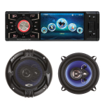Package MP5 car player PNI Clementine 9545 + Coaxial car speakers PNI HiFi650, 120W, 16.5 cm
