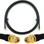 Rangeful SMA Male / SMA Male 1m koaksiaalkaabel &mdash; HF240 (vastab LMR240) HF240-SM-SM-1