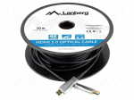 Cable | HDMI plug,both sides | PVC | Len: 10m | black | Core: Cu | 18Gbps