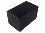 Enclosure: with panel | 1455 | X: 104.5mm | Y: 160mm | Z: 104.5mm | black