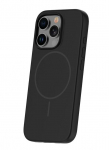 Back panel cover iLike Apple iPhone 15 Pro Soft Touch Silicone case With Magnetic Black
