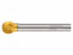 Rotary burr | &Oslash;: 2.5mm | L: 38mm | Working part len: 2mm | 3mm | metal