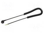 Cable | 3G0.75mm2 | CEE 7/7 (E/F) plug angled,wires | PUR | coiled