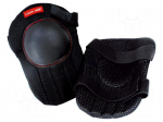 Knee pads | black | poliester 600D | Features: hard outer shell-PCV