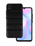 Back panel cover iLike Xiaomi REDMI 9A LEATHER 3D CASE Black