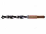 Drill bit | for metal | &Oslash;: 17mm | L: 184mm | high speed steel | plunger