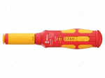 Tool: screwdriver handle | torque | Overall len: 192mm | insulated