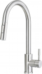 Kitchen faucet with pull-out spout