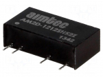 Converter: DC/DC | 2W | Uin: 10.8&divide;13.2V | 12VDC | Iout: 167mA | SIP7 | 2.5g