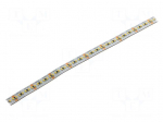 LED tape | white cold | 2216 | LED/m: 300 | 8mm | white PCB | IP20 | 120&deg;