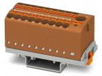 Splice terminal: rail | 24A | 690V | push-in | PA | 0.14&divide;4mm2 | W: 28.6mm