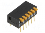 Switch: DIP-SWITCH | Poles number: 6 | ON-OFF | 0.03A/30VDC | Pos: 2