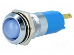 Indicator: LED | recessed | 24&divide;28VDC | 24&divide;28VAC | Cutout: &Oslash;14.2mm | IP67