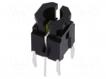 Microswitch TACT | SPST-NO | Pos: 2 | 0.05A/12VDC | THT | LED | white