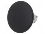 Switch: push-button | Stabl.pos: 1 | 22mm | black | Illumin: none | IP66