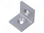 Angle bracket | for profiles | W: 40mm | H: 40mm | L: 40mm | steel