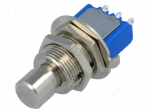 Switch: push-button | Pos: 2 | SPDT | 3A/250VAC | 4A/30VDC | ON-(ON)