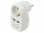 Power supply: switching | mains,plug-in | 5VDC | 2.1A | 10W | white